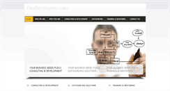 Desktop Screenshot of flexdevelopers.com